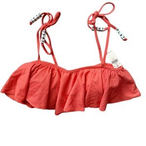 Aerie Coral Bikini Top